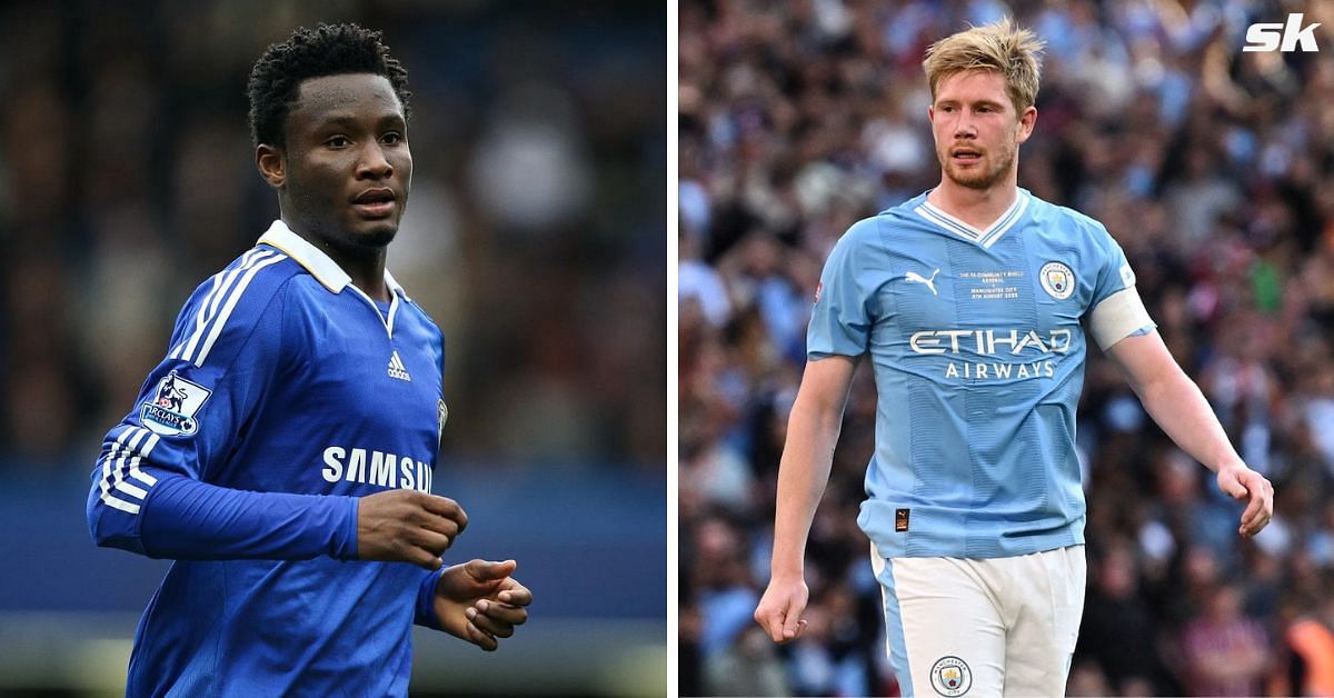 John Obi Mikel plied his trade with Kevin De Bruyne between 2012 and 2014.