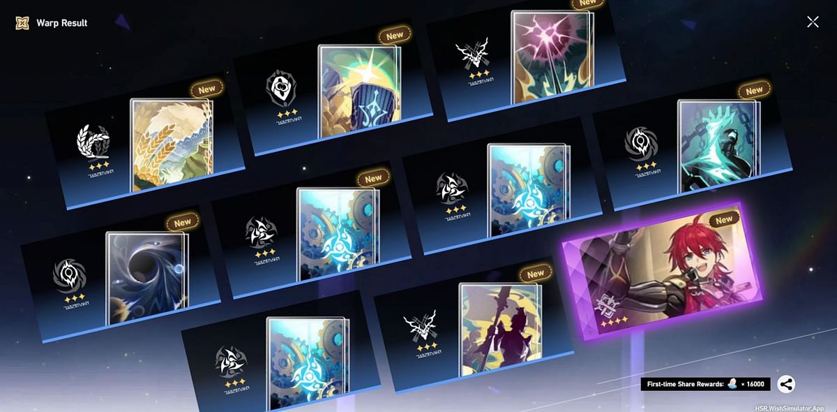 How to use Honkai Star Rail Warp Simulator to test your luck for Topaz with infinite pulls
