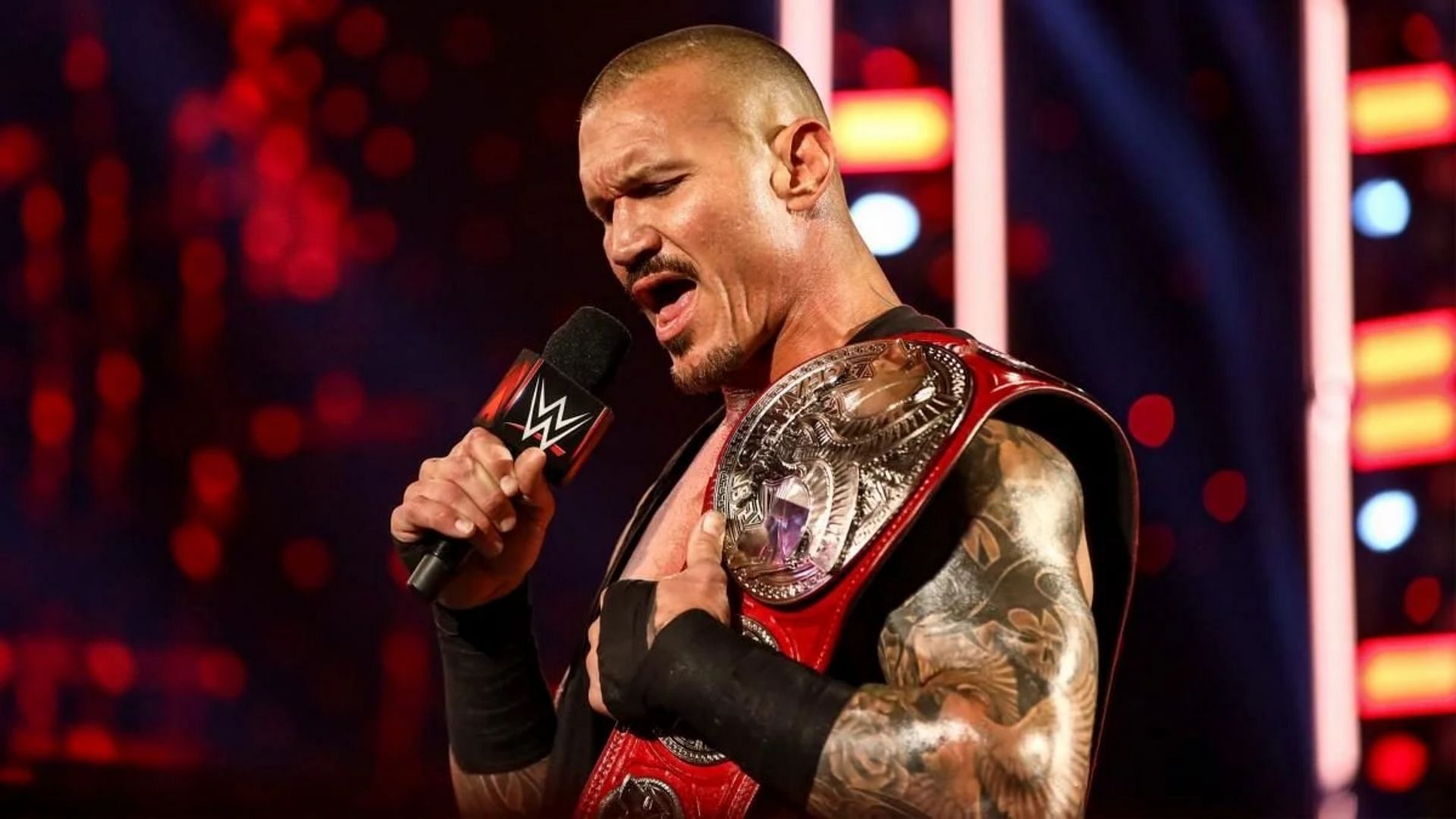 Randy Orton was last seen on WWE TV with the RAW Tag Team Championships