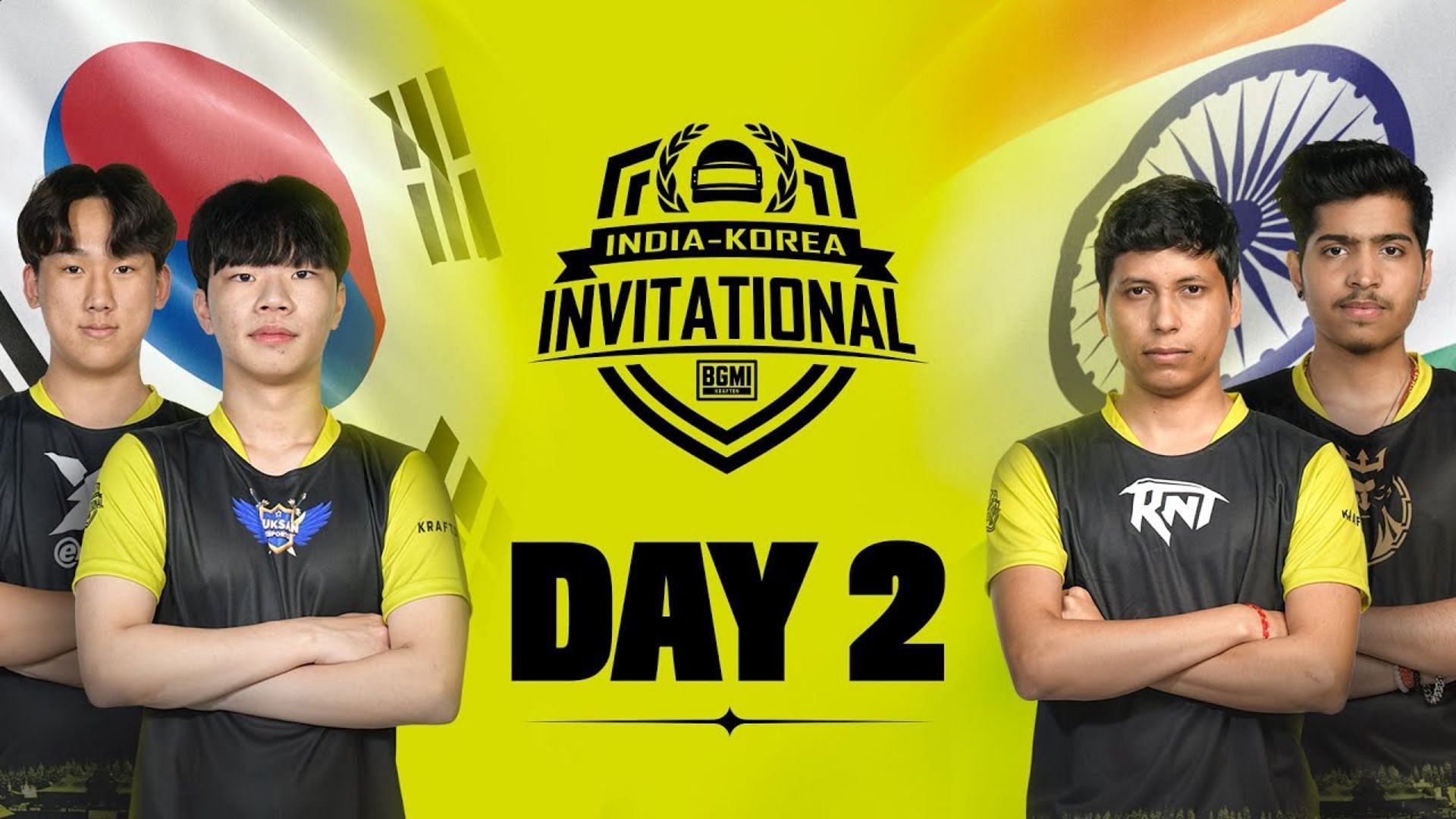 Day 2 of BGMI India vs Korea Invitational will start at 1:30 pm on October 27 (Image via Krafton)