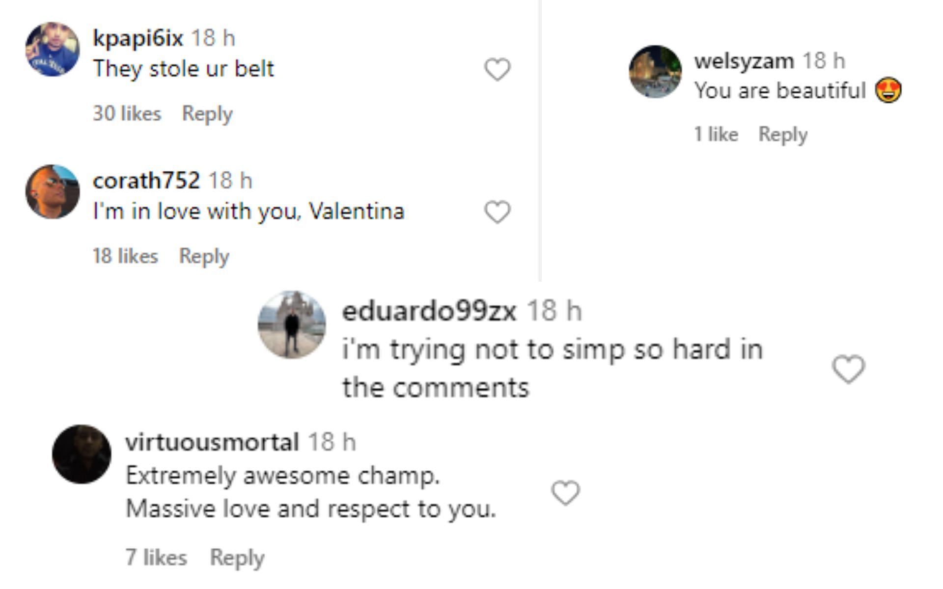 MMA fans react to Valentina Shevchenko's Instagram post