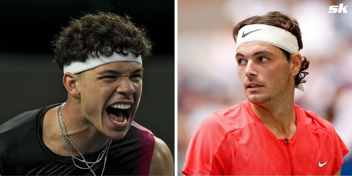 Ben Shelton (L), Taylor Fritz (R)