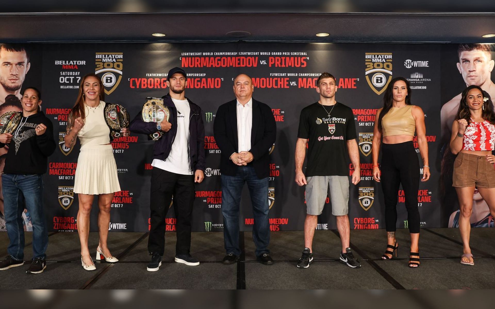 Bellator 300 main card [Photo credit: @BellatorPR - X]