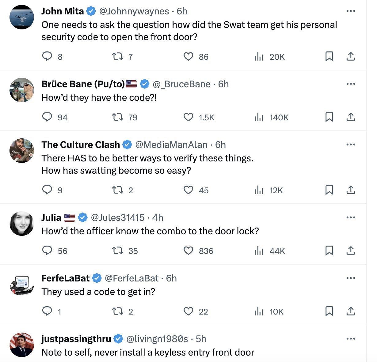 Social media users pick sides after the SWAT team visits Guillette&#039;s house just a day after the &quot;doxxing trucks&quot; incident. (Image via Twitter)