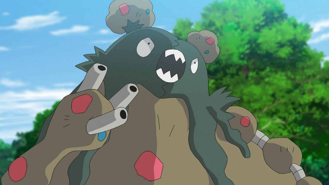 Garbodor as seen in the anime (Image via The Pokemon Company)