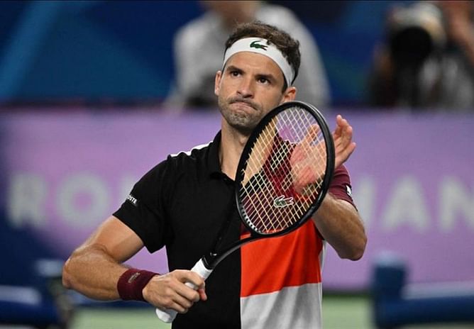 Two things that stood out in Grigor Dimitrov's QF win over Nicolas Jarry at Shanghai Masters