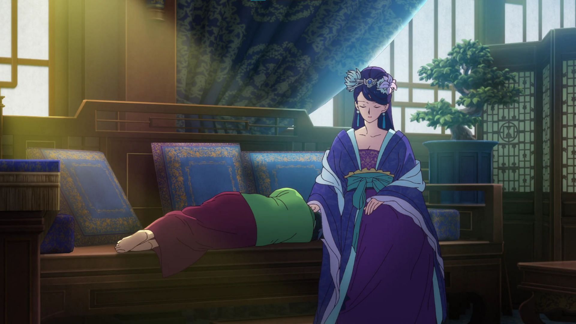 Maomao and Lady Lihua as shown in anime (Image via TOHO Animation)