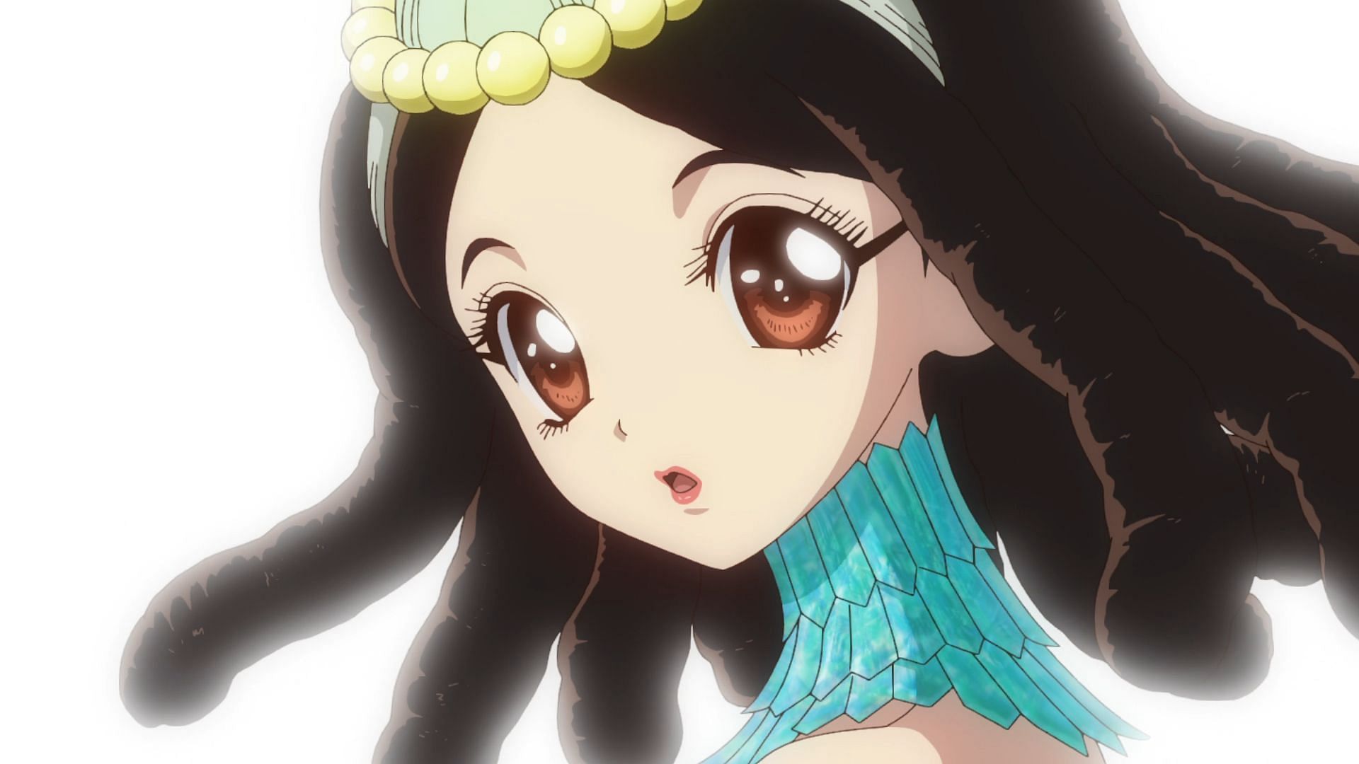 Amaryllis makes good on her promise to Kohaku and Ginro in Dr. Stone season 3 episode 14 (Image via TMS Entertainment)