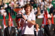 Andrey Rublev pictured after winning Monte-Carlo Masters