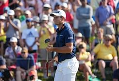 How much did Viktor Hovland add to his season earnings after Oak Tree National Pro Scratch Invitational win?