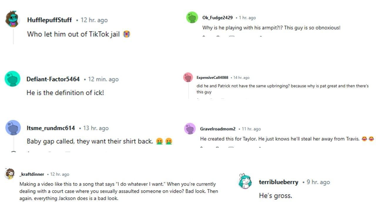 Jackson Mahomes' social media post labelled "gross" by fans "Who let