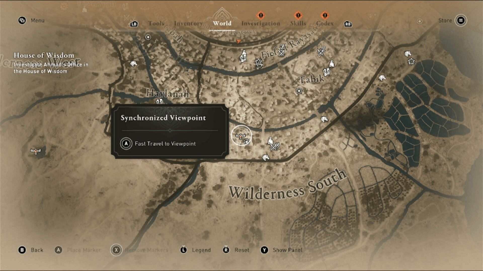 Monastery of Virgins location (Image via Ubisoft)