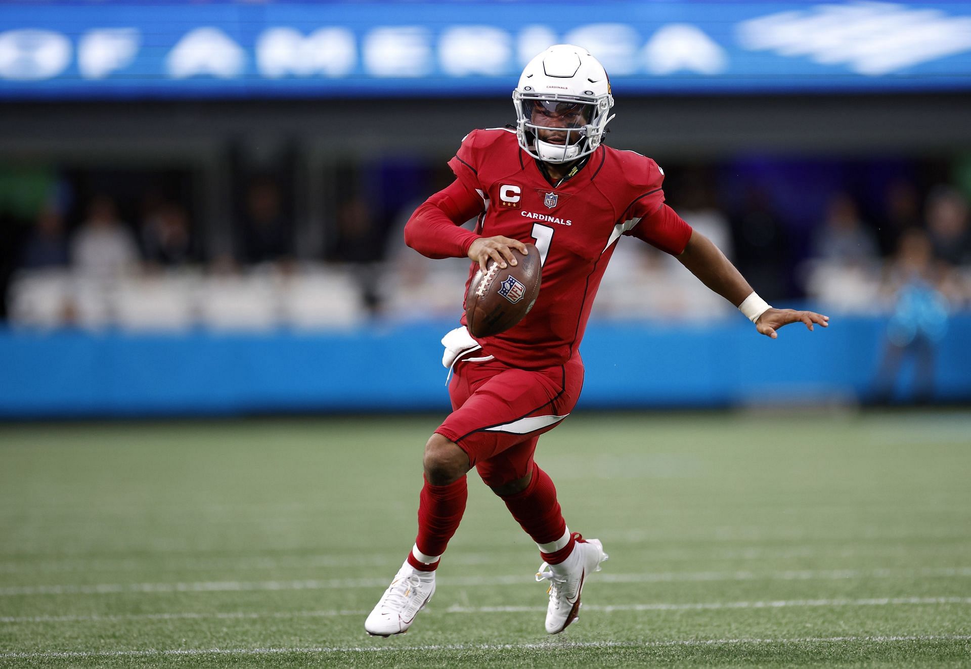 Kyler Murray rushing v Carolina Panthers