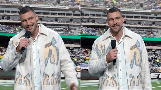 WATCH: Travis Kelce makes surprise appearance on SNL during Taylor Swift segment