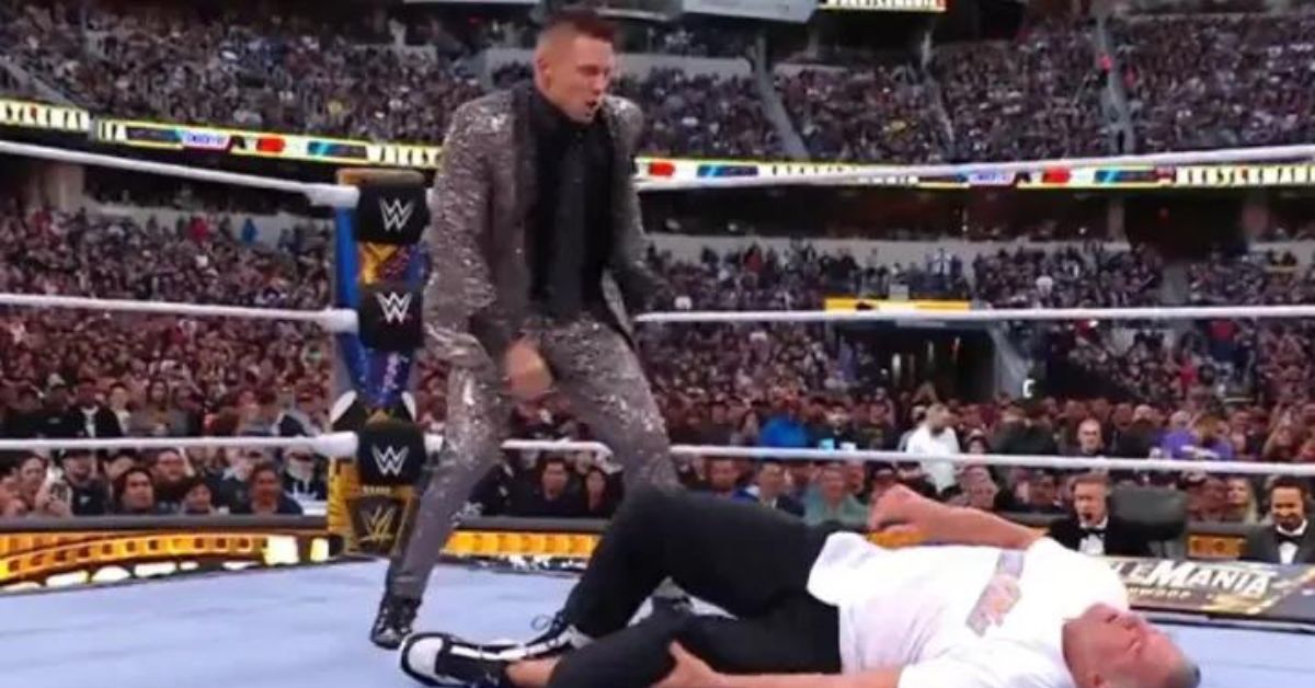 The Miz and Shane McMahon at WrestleMania 39