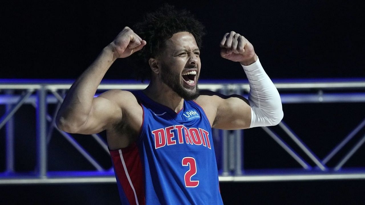 Cade Cunningham of the Detroit Pistons. 