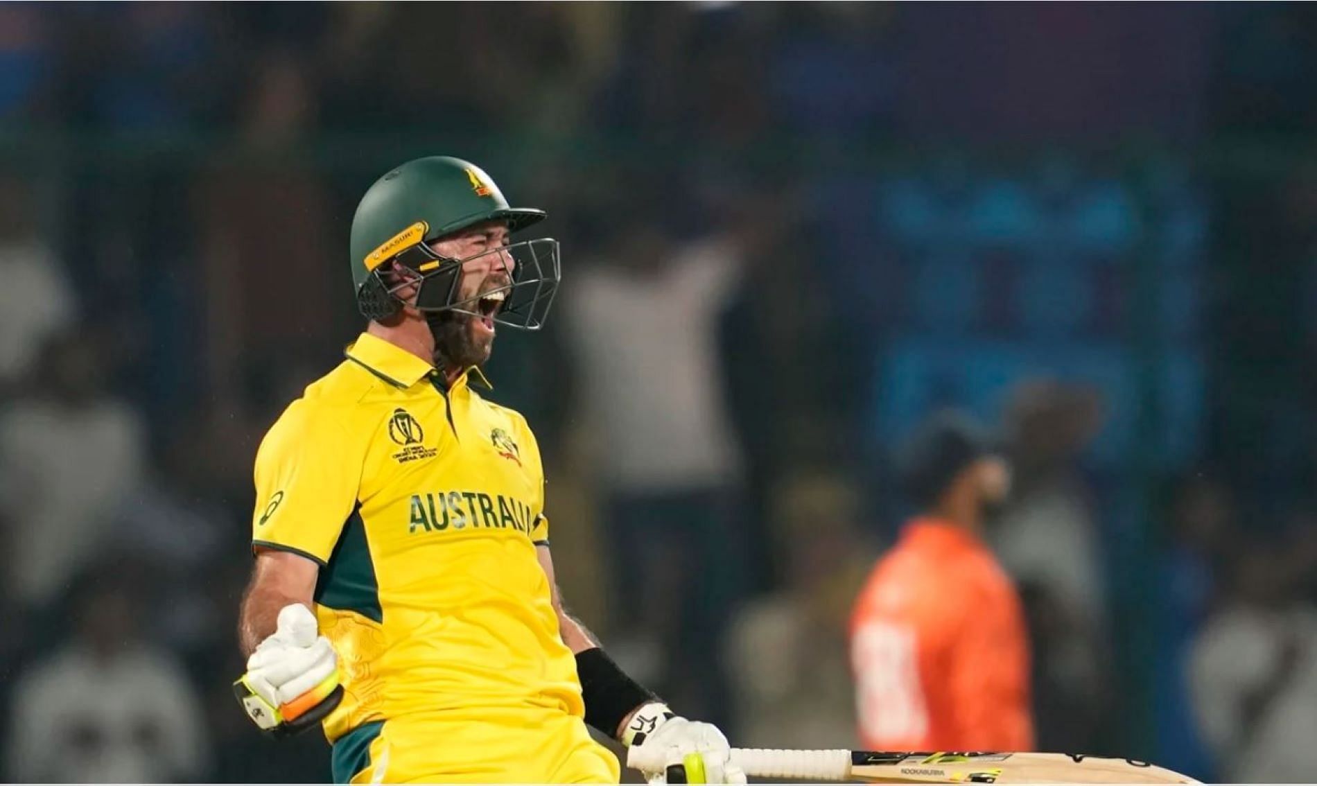 Maxwell broke several records during his breathtaking knock of 106