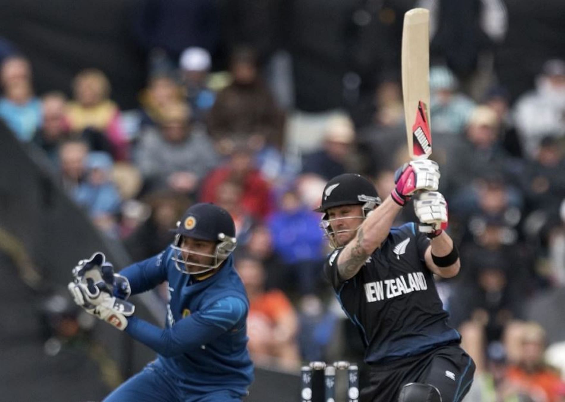 Brendon McCullum set the tone for New Zealand&#039;s attacking approach in 2015.