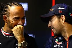 Lewis Hamilton claims Red Bull has not backed Sergio Perez: "I don't think his team has been massively supportive"
