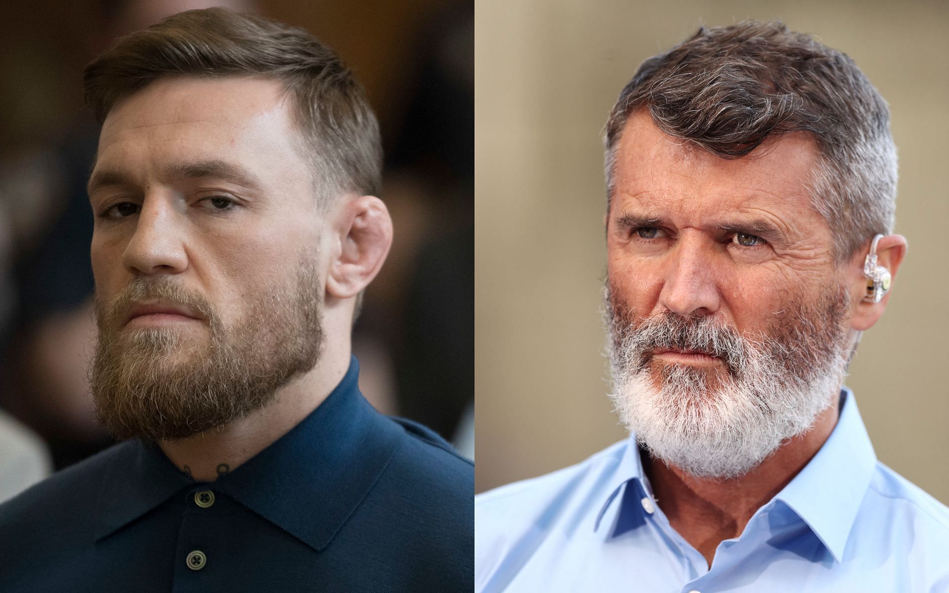 Conor McGregor (left) and Roy Keane (right). [via Getty Images]
