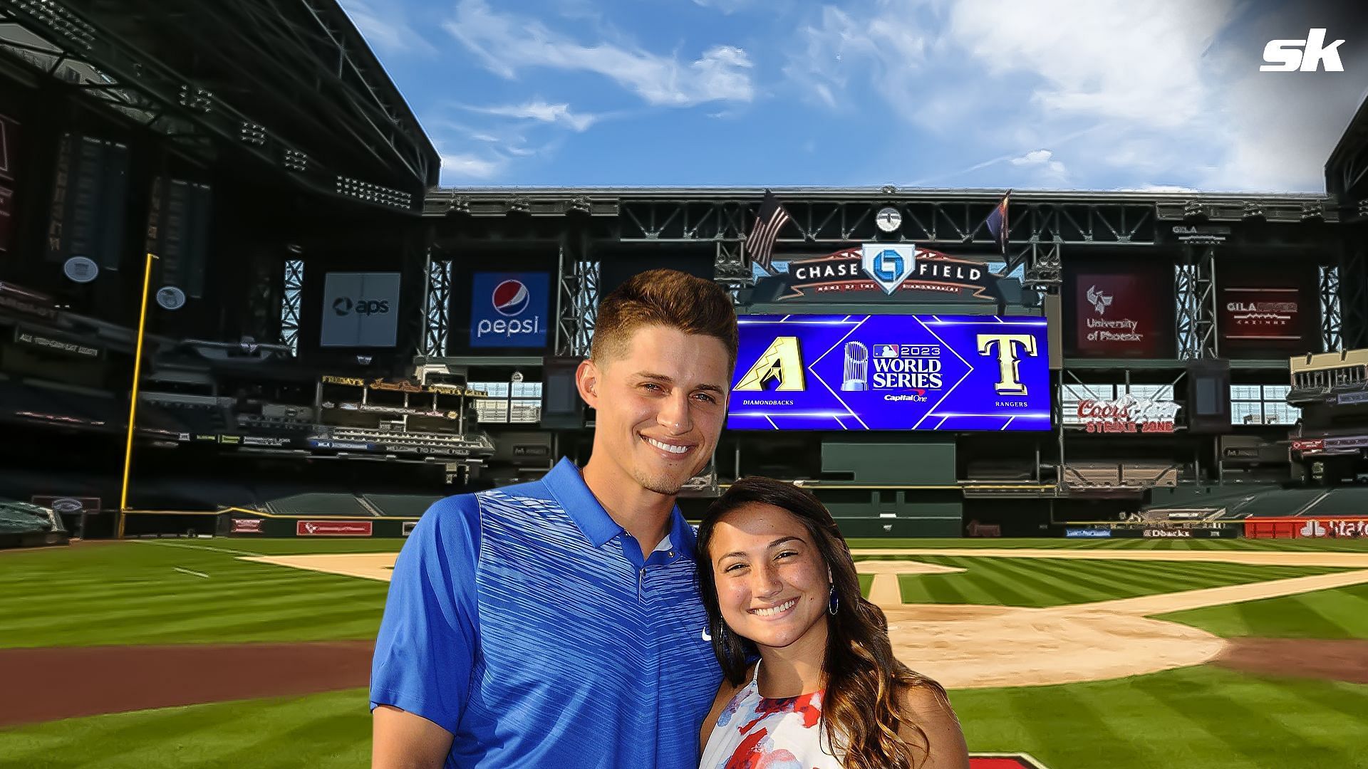 In Photos: Madisyn turns heads at Rangers-Diamondbacks 2023 WS Game 3 with cool Corey Seager-themed ensemble 