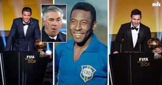 Carlo Ancelotti responds after being asked whether Pele would have won more Ballons d’Or playing in Lionel Messi and Cristiano Ronaldo’s era