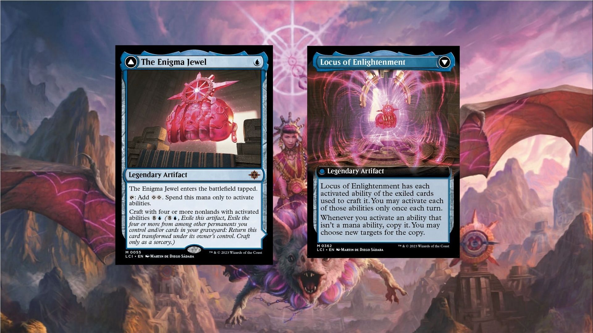 The Enigma Jewel/Locus of Enlightenment in MTG (Image via Wizards of the Coast)