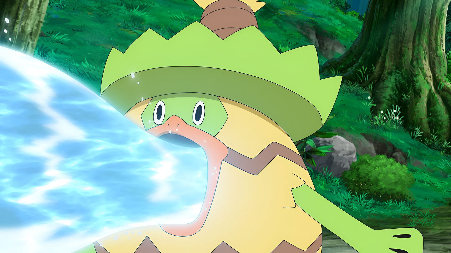 A Water/Grass-type species like Ludicolo is a natural counter to mono Ground-types (Image via The Pokemon Company)