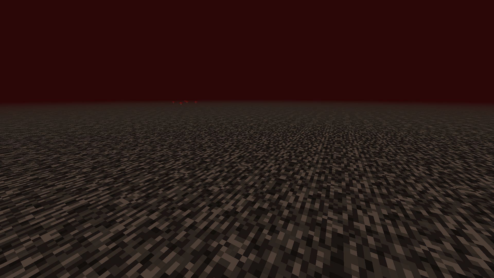 Getting off the nether roof without portal can be quite tricky in Minecraft (Image via Mojang)