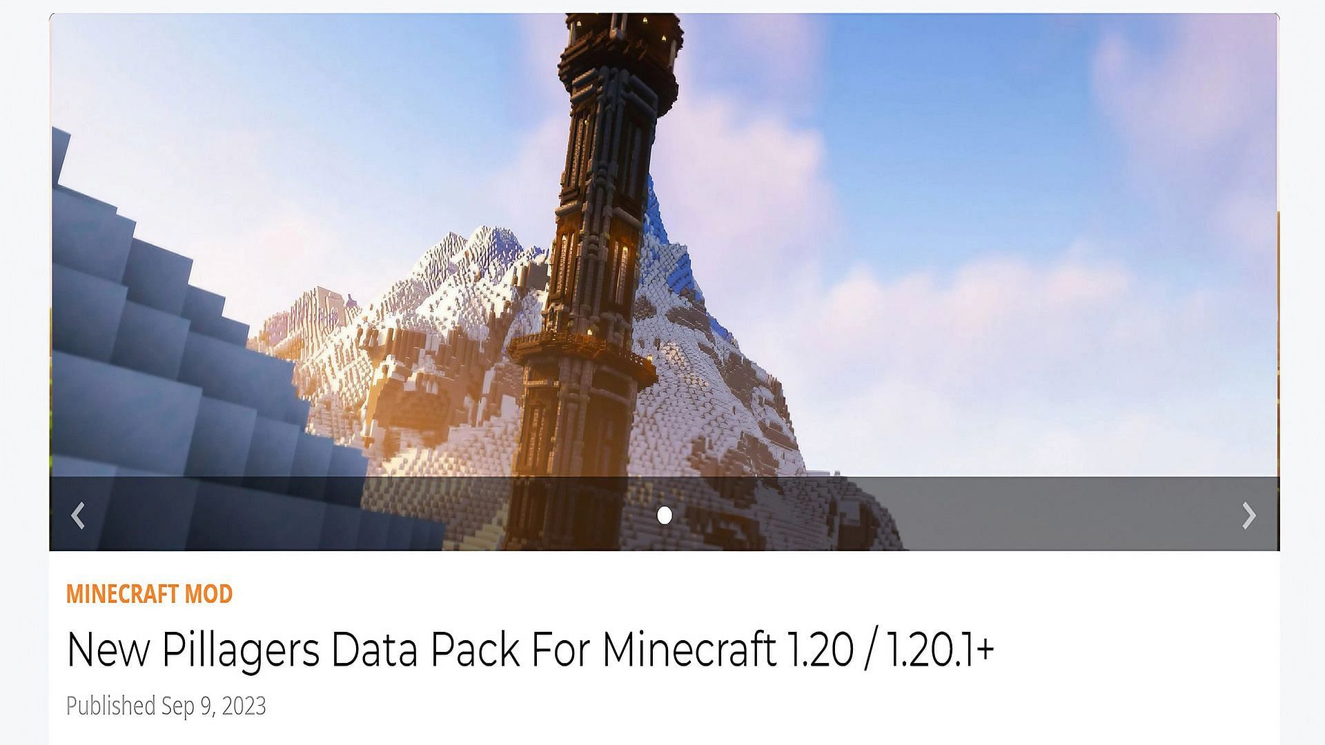 Data packs can change the behavior of mobs (Image via minecrafthub.com)