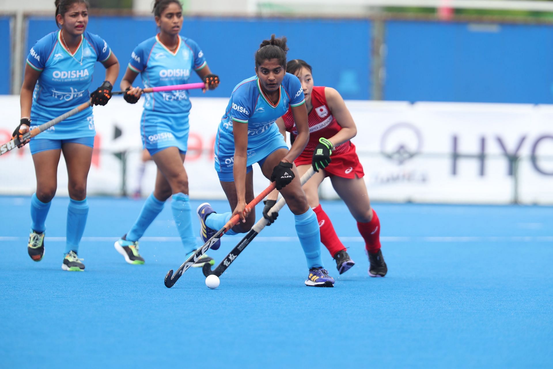 Vaishnavi Phalke in action at the 2023 Junior Women