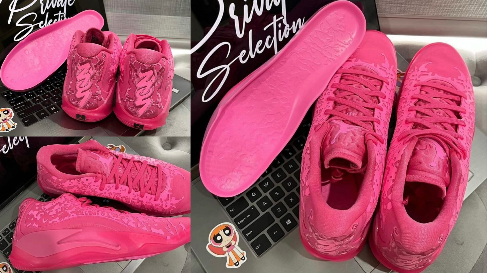 Here is another look at the Zion 3 &quot;Triple Pink&quot; (Image via. @masterchefian)