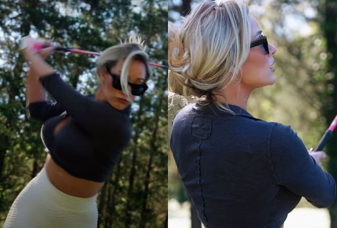 WATCH: Paige Spiranac tries her luck in the hole-in-one challenge