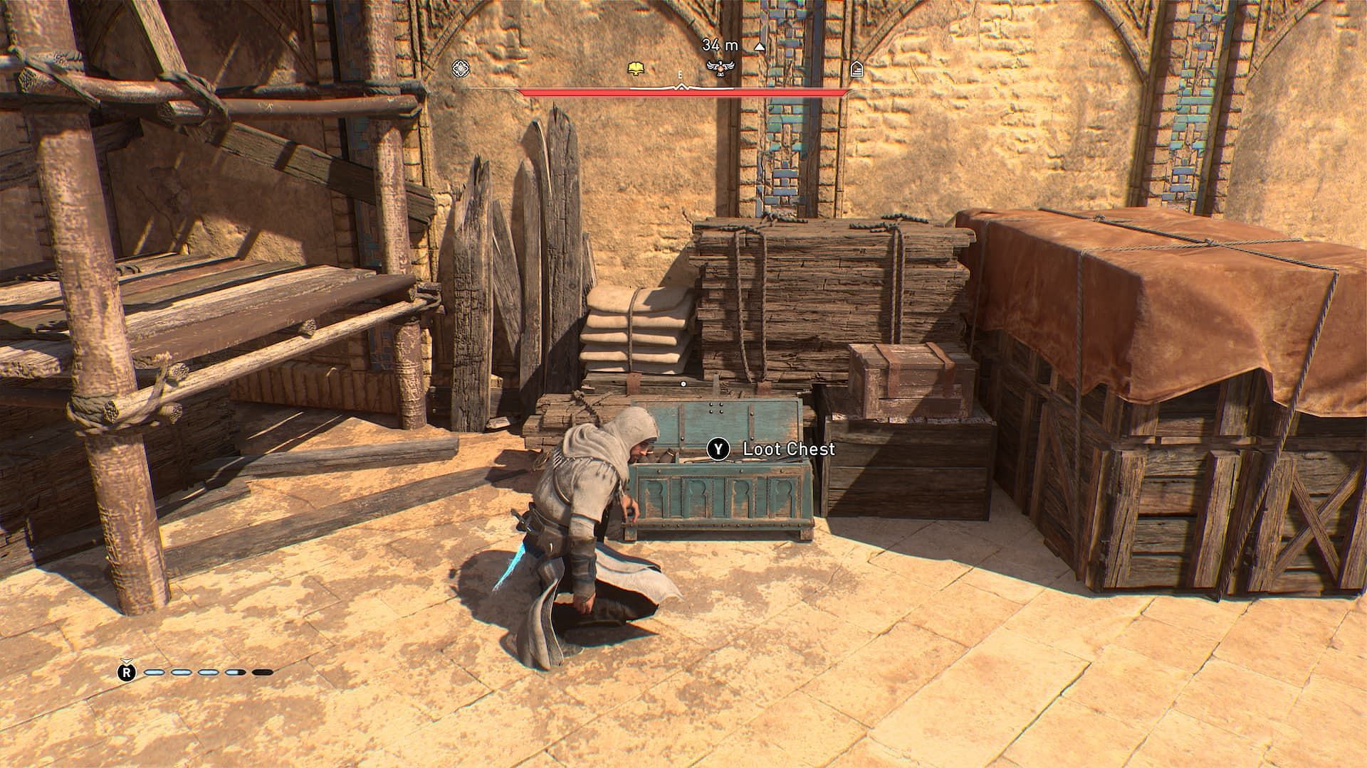 Obtain elixirs from Assassin&#039;s Creed Mirage Chest (Image via Ubisoft)