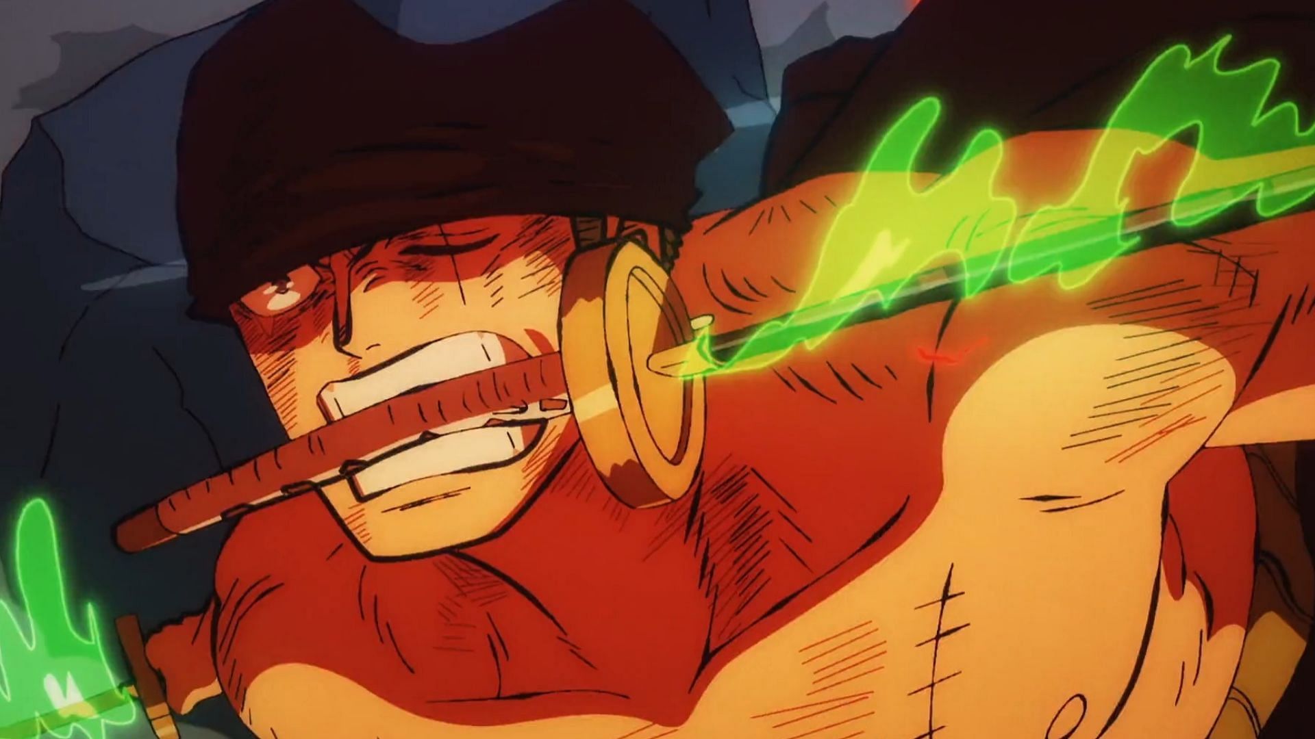 Zoro Has No Control Over Enma One Piece GIF - Zoro has no control