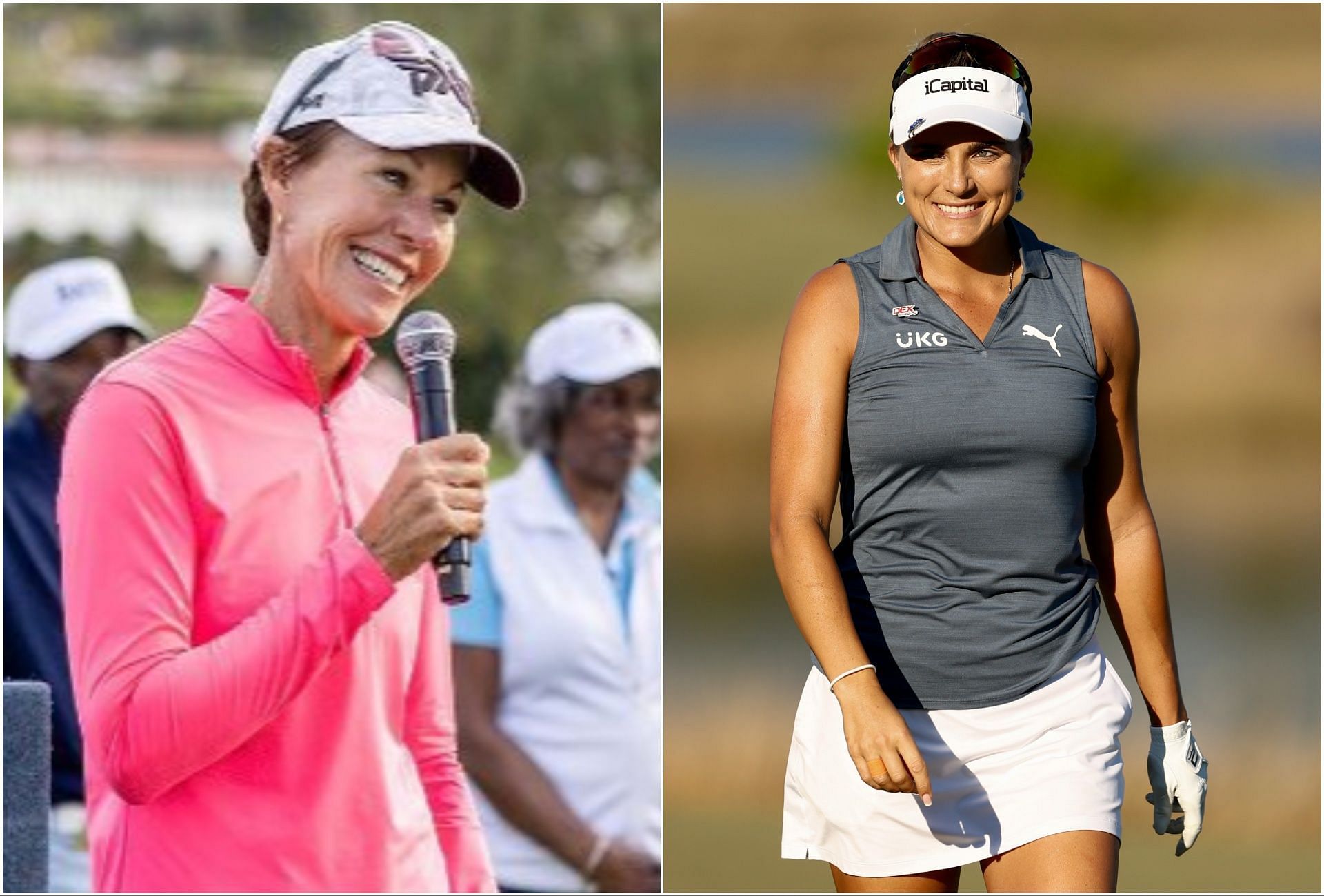 Suzy Waley (via Instagram/@suzywhaley)and Lexi Thompson (via Getty Images)