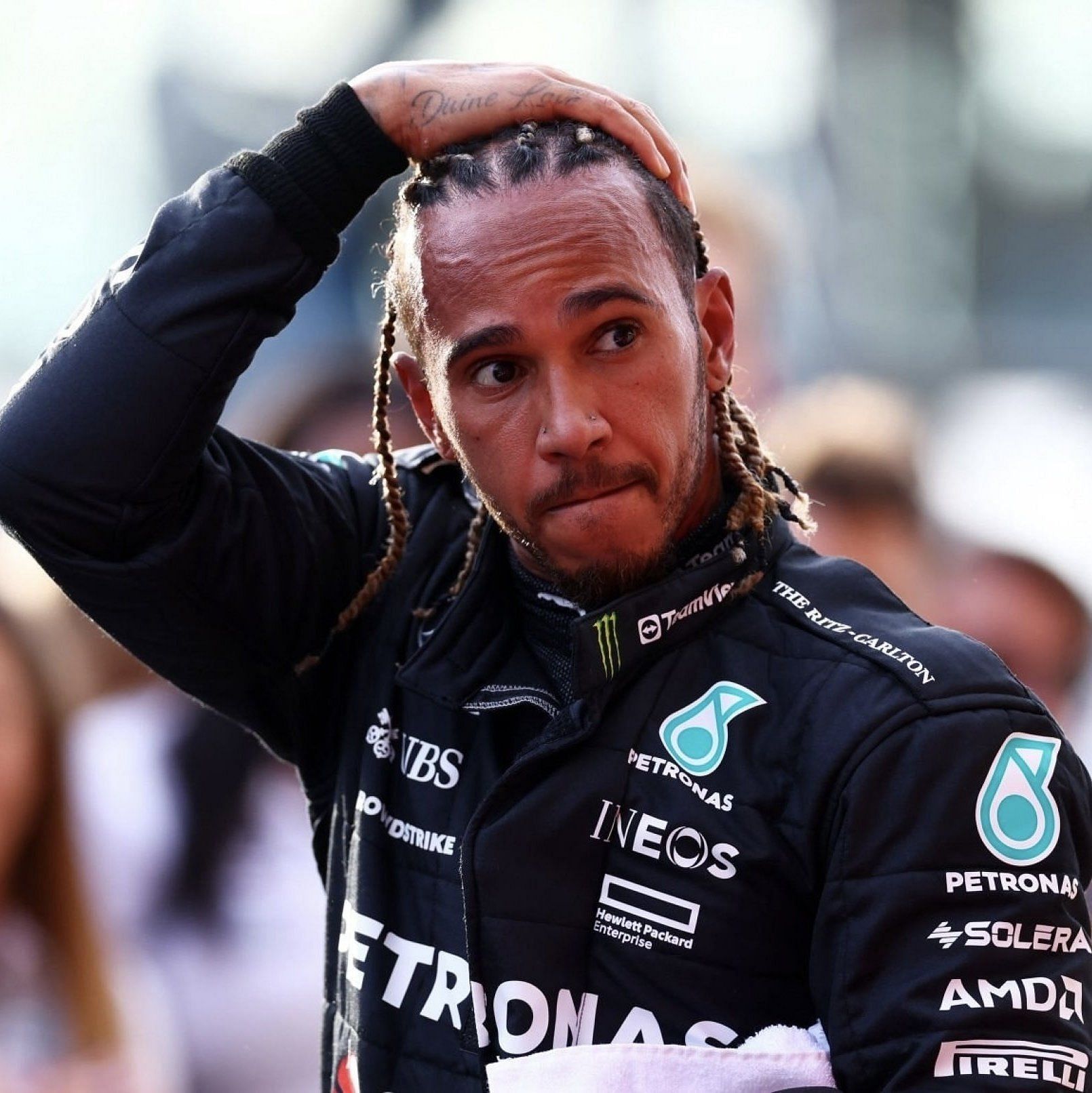 The Mercedes camp was left disappointed after Lewis Hamilton