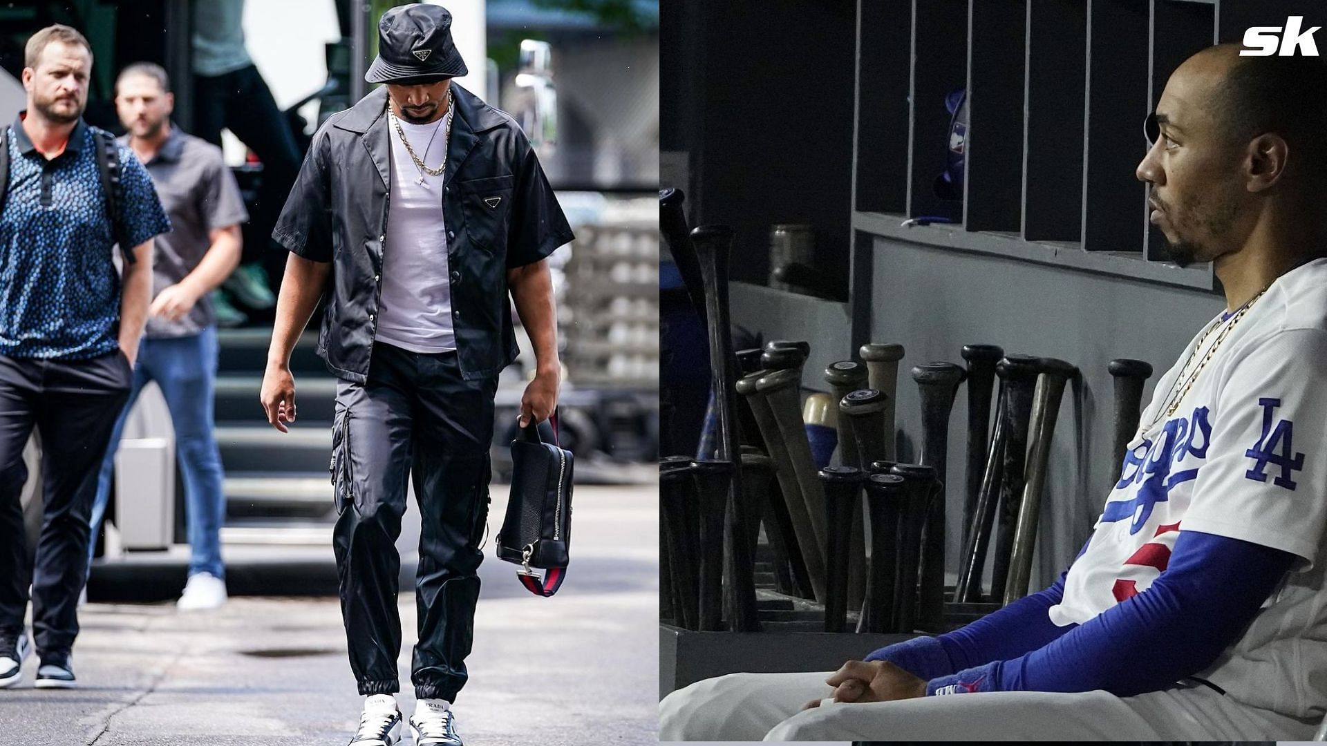 In Photos: Mookie Betts turns eyes with all-black $4081.53 Prada outfit