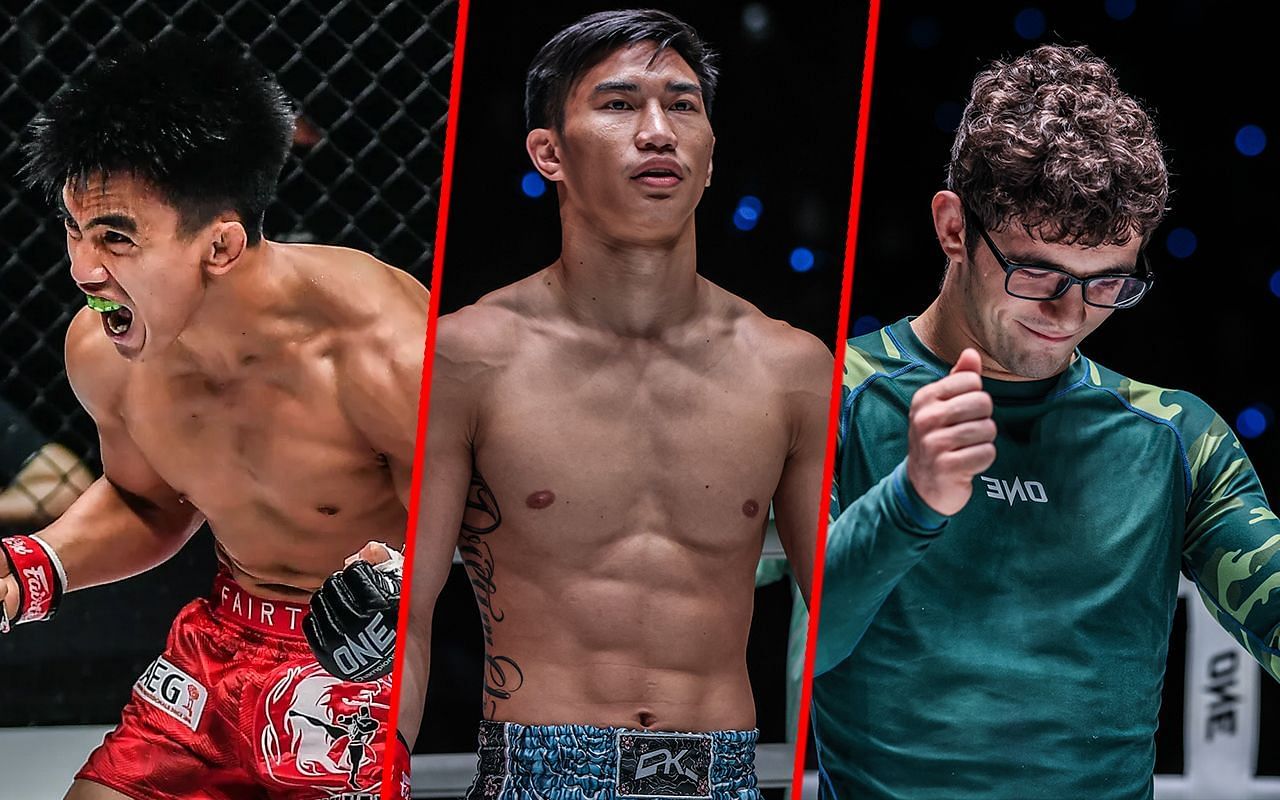 Joshua Pacio, Tawanchai PK Saenchai, Mikey Musumeci. [Image: ONE Championship]