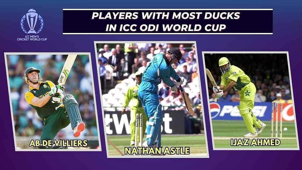 Most Ducks in Cricket World Cup