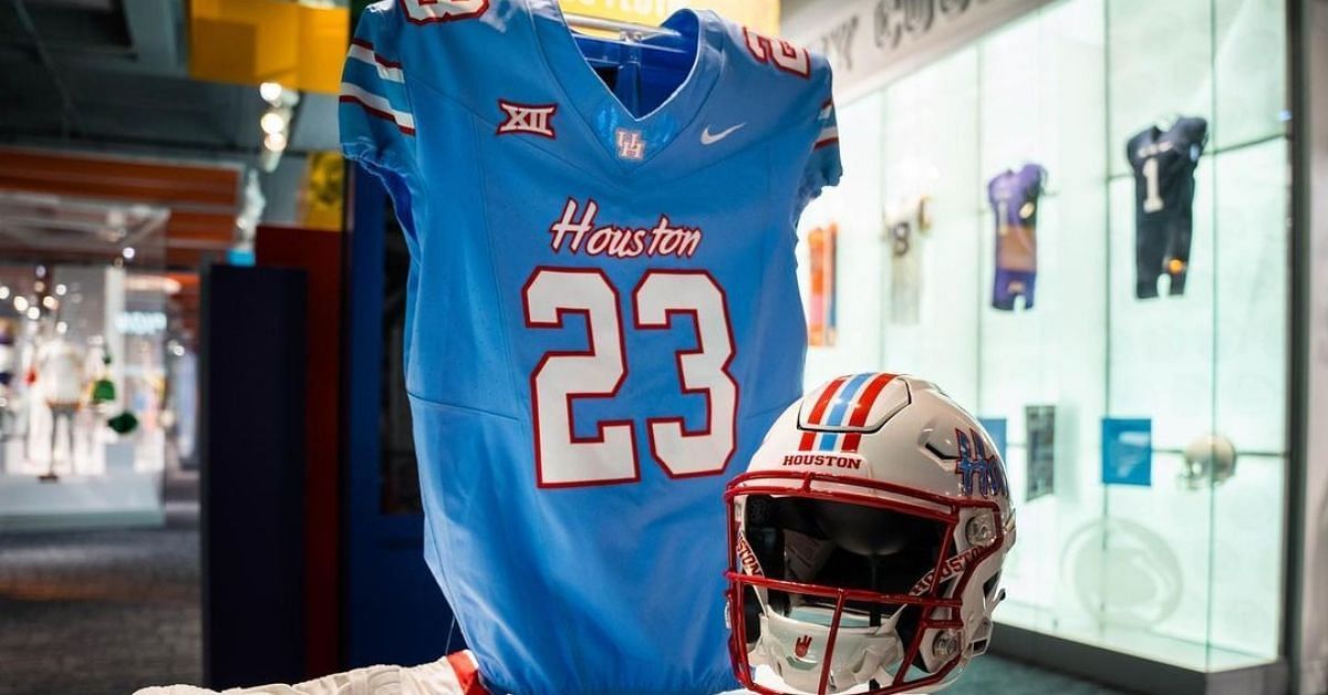 Houston Cougars Oilers jersey
