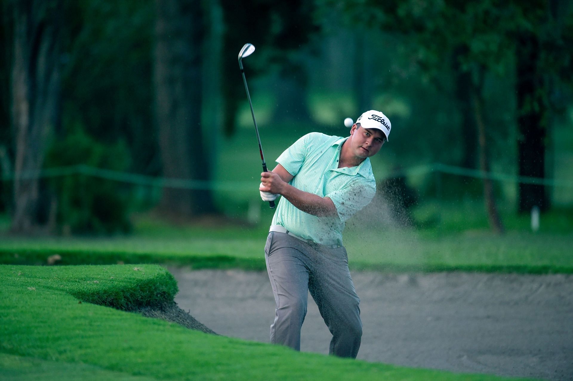 Brett White made his first PGA Tour cut at Sanderson Farms Championship (Image via Enrique Berardi/PGA Tour)