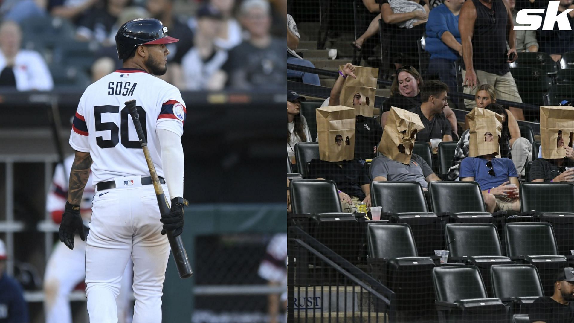 First Base Coach Daryl Boston of the Chicago White Sox looks on