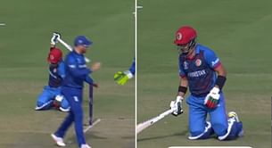 [Watch] Rahmanullah Gurbaz loses cool after getting run out on 80 in ENG vs AFG 2023 World Cup match