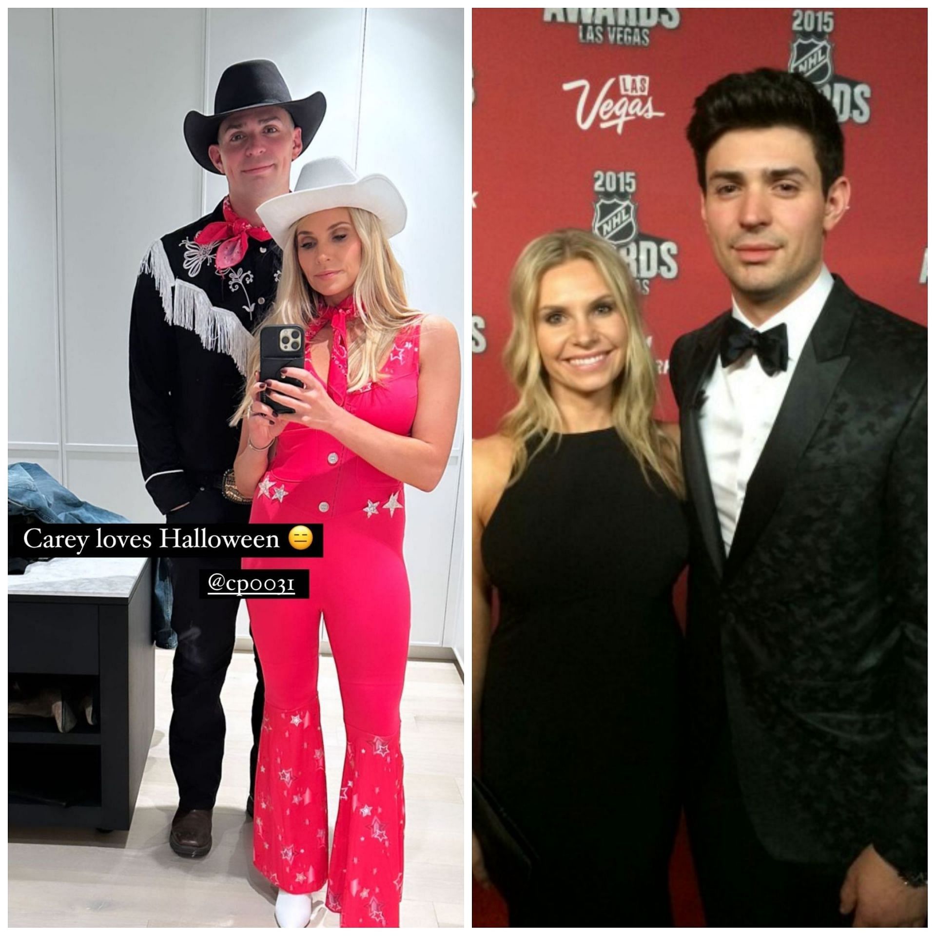 Angela Price and Carey Price 