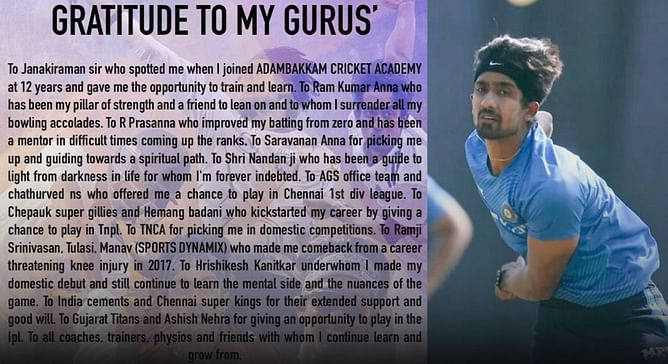 “Miracles do come true” – Sai Kishore gets emotional after his India debut at the Asian Games