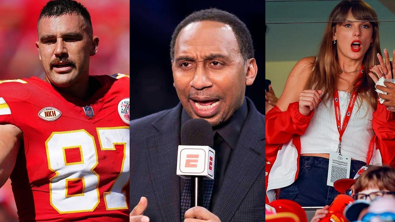 Travis Kelce, Stephen A Smith, &amp; Taylor Swift