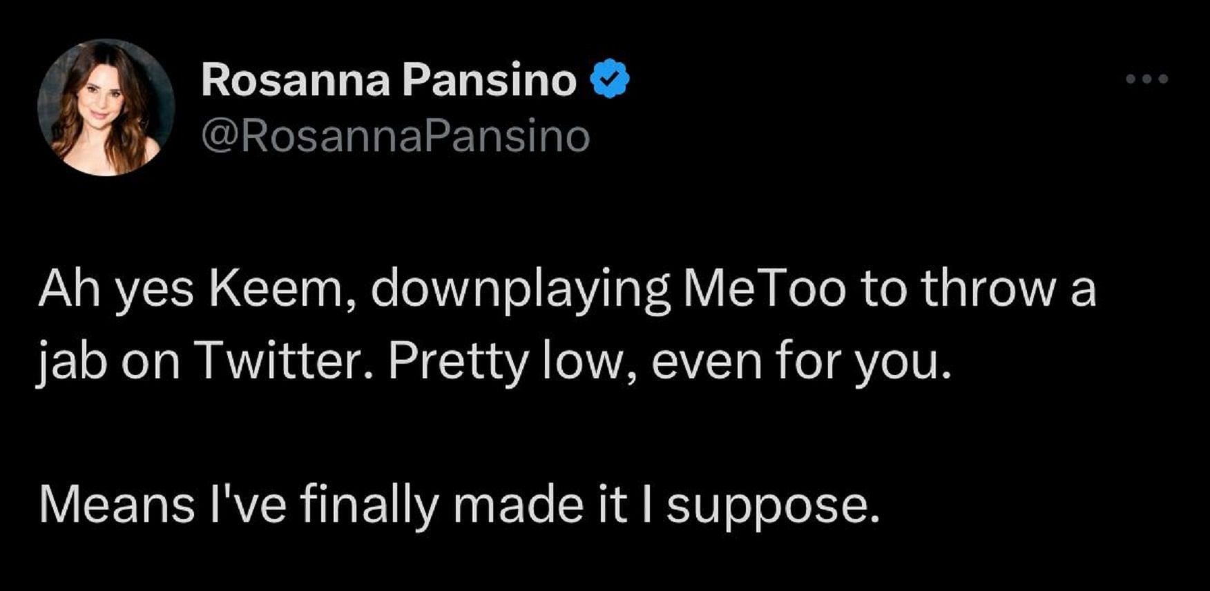 Rosanna critical of Keemstar&#039;s latest remark (Image via X)