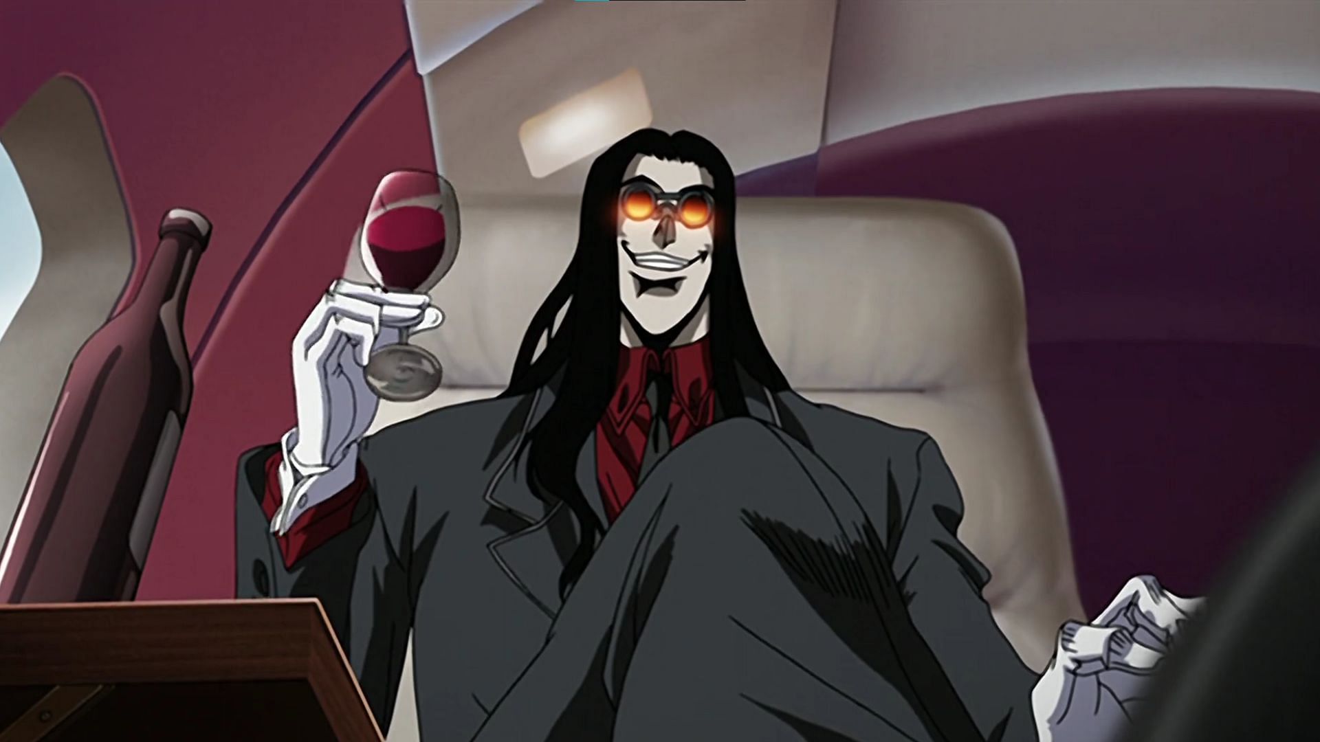 Alucard as shown in the Hellsing Ultimate anime (Image via Studio MADHOUSE)
