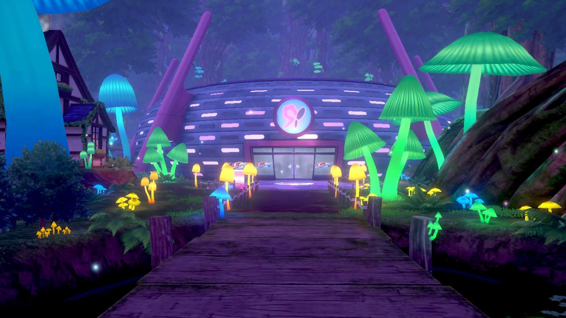 A gym as seen in Pokemon Sword and Shield (Image via The Pokemon Company)